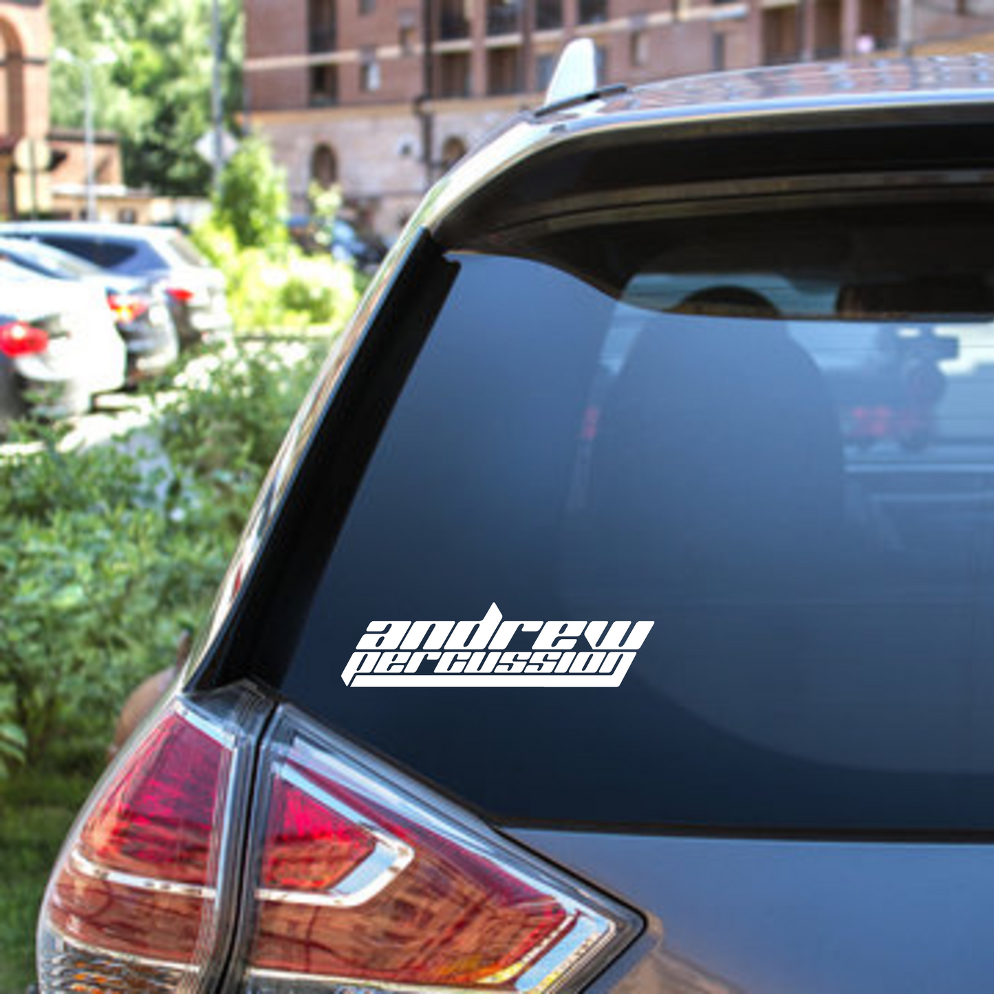 Andrew Percussion Car Sticker
